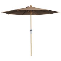Garden Parasol Round Dia 2.5m - Bamboo Pole  - Sand
