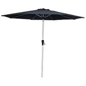 Garden Parasol Round Dia 2.5m - Aluminium  Pole  - Black