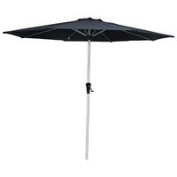 Garden Parasol Round Dia 2.5m - Aluminium  Pole  - Black