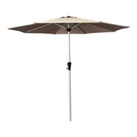 Garden Parasol Round Dia 2.5m - Aluminium Pole  - Sand