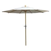 Garden Parasol Round Dia 2.5m - Bamboo Pole  - Ivory