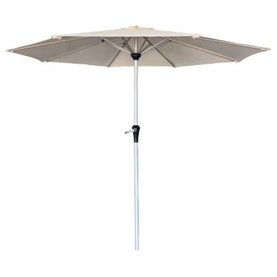 Garden Parasol Round Dia 2.5m - Aluminium Pole  - Ivory