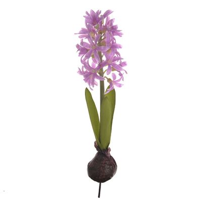 HYACINTH ON BULB PINK 34CM
