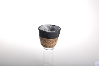Seagrass Basket Black 14x10x12cm