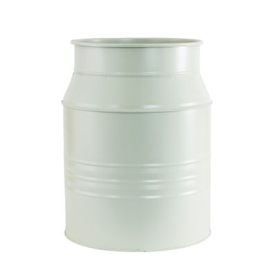Milk Churn White 21cm