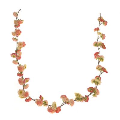 STRAWFLOWER GARLAND PEACH 180CM