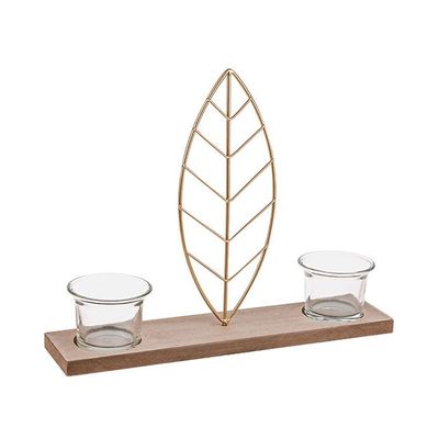 Hema Leaf Tealight Holder