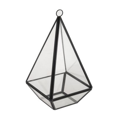 Black Hanging Lantern 20.3cm