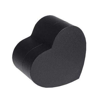 Flower Box Heart Shaped Black