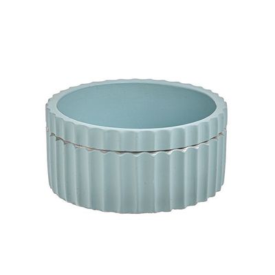 Abigail Blue Cement Pot 7Cm