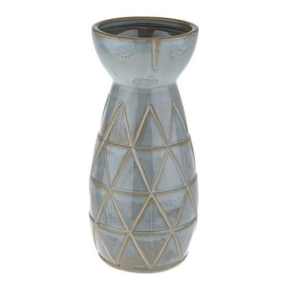 Eve Face Vase Duckegg 25Cm