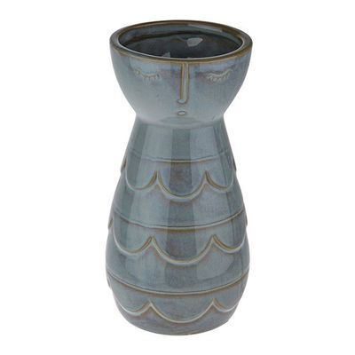 Eve Face Vase Duckegg 20Cm