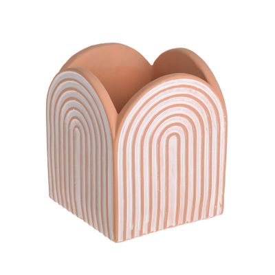 Rainbow Square Plant Pot 13.5cm