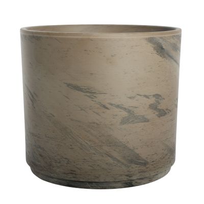 Basalt Terracotta Pillar Pot - D30 x H26cm