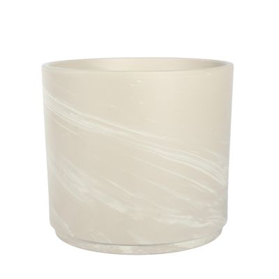 Granite Terracotta Pillar Pot -D27 x H24cm