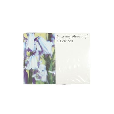 Small Card - In Loving Memory - Dear Son - Pk 50