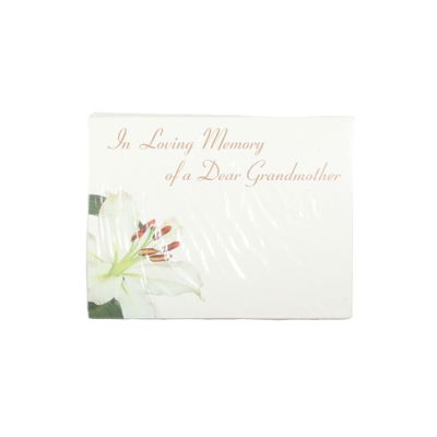 Small Card - In Loving Memory - Dear Grandmother - Pk 50