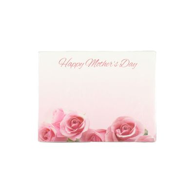 Small Card - Happy Mothers Day - Pink Roses  - Pk 50