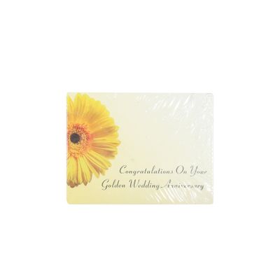 Small Card - Golden Wedding - Pk 50
