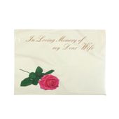 Large Card - In Deepest Sympathy - Purple Iris - Pk 6