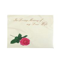 Large Card - In Deepest Sympathy - Purple Iris - Pk 6