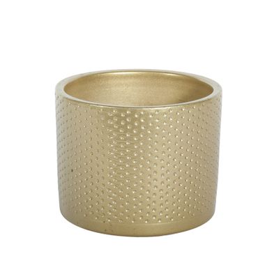 Gold Dimple Pot 10cm