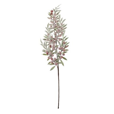 Frosted Red Berry Spray - 70cm