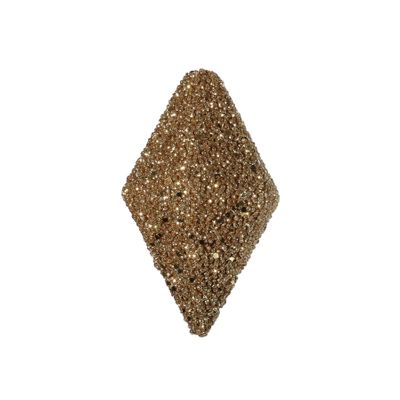 Glitter Diamond Hanging Decoration - Gold - 15cm