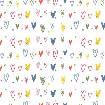 Colourful Hearts Film - 80cm x100m
