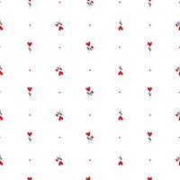 Flower Hearts Red Film - 80cm x100m