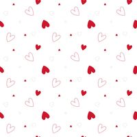 Red Dotty Hearts Film - 80cm x100m
