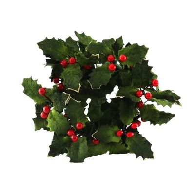 Holly Candle Ring - 19cm
