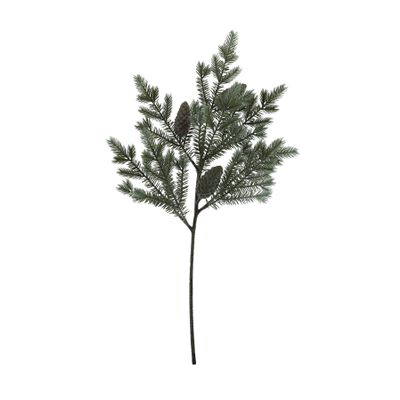 Snowy Pine Stem - 75cm