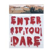 Enter if you Dare Gel Window Stickers - Small Pack