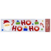 Ho Ho Ho Santa Gel Window Stickers - Large Pack