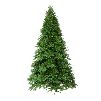 Vermont 12 FT Spruce Christmas Tree 7950 Tips - Pre Lit - 1200 Lights