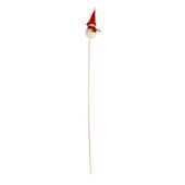 10cm Felt Snowman With Red Hat  on 50cm Pick - Box of 12