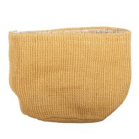 Jute Nursery Basket with Liner - 20x20cm