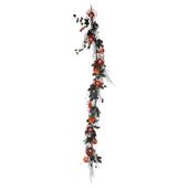 Spooky Eyeball Garland - Orange/Black - 180cm