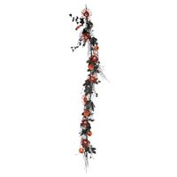 Spooky Eyeball Garland - Orange/Black - 180cm