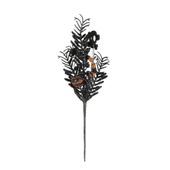 Spooky Spider & Skull Stem Pick - Black/Orange - 45cm