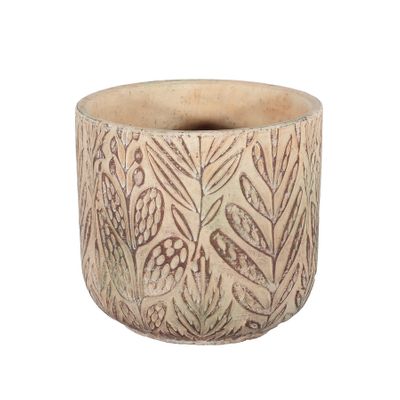 Concrete Olive Pot -H12.5 x Dia13.5cm