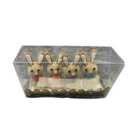4 Bunnies in PVC Box