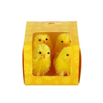 4 Easter Chicks in Display Box