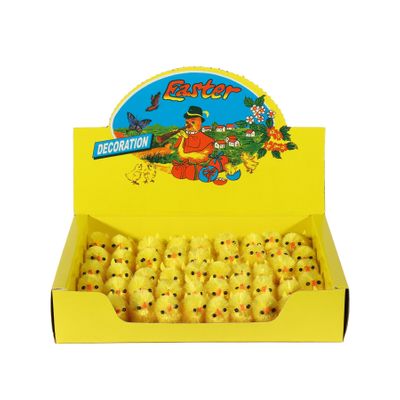 48 3cm Easter Chicks in Tray