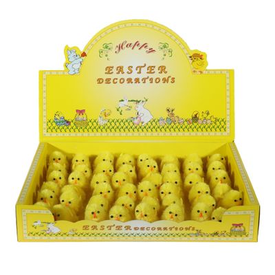 48 4cm Easter Chicks in Tray