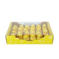 12 6cm Easter Chicks in Tray