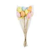 Asstd Eggs on Wooden Stick - 12 per bag