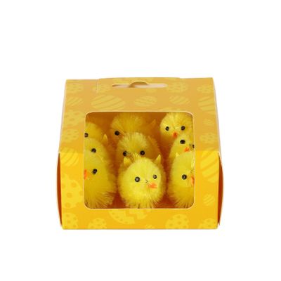 9 Easter Chicks in Display Box