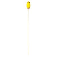 6cm Chick on 50cm Wooden Stick - 6 per bag